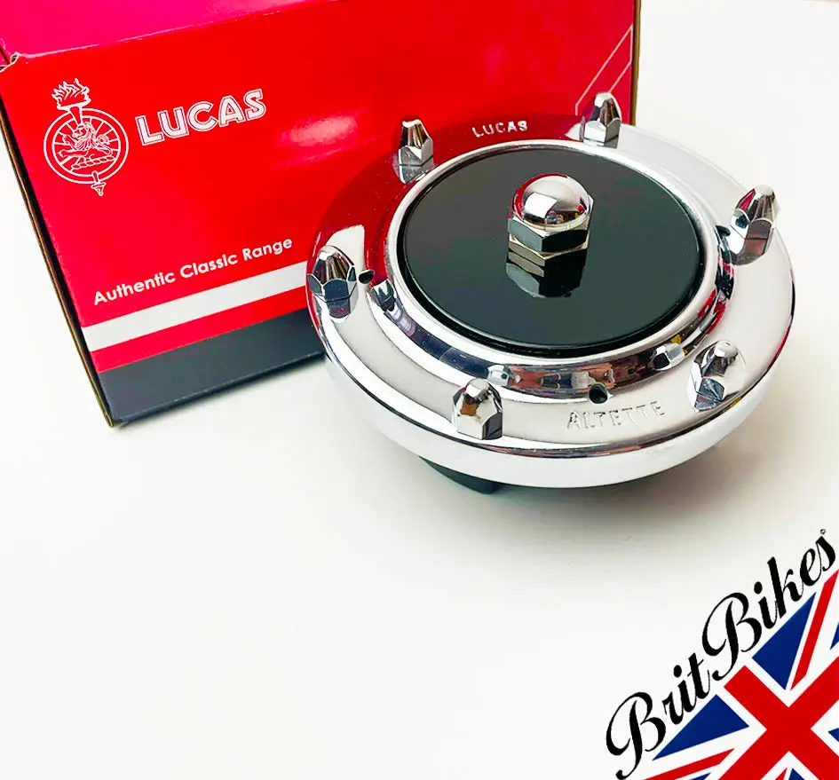 Genuine Lucas 12V Altette Horn - Hf1234b - Bsa Norton Triumph 1