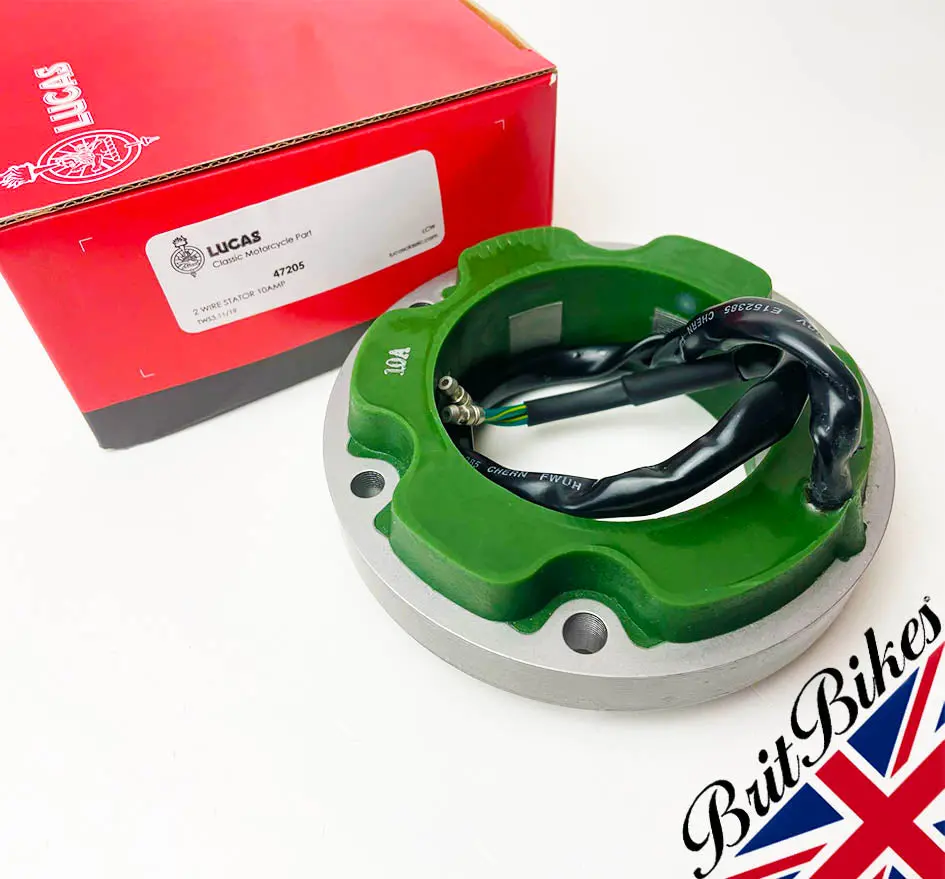 Stator - Genuine Lucas 47205 Rm21 2 Lead Single Phase 10 Amp 1