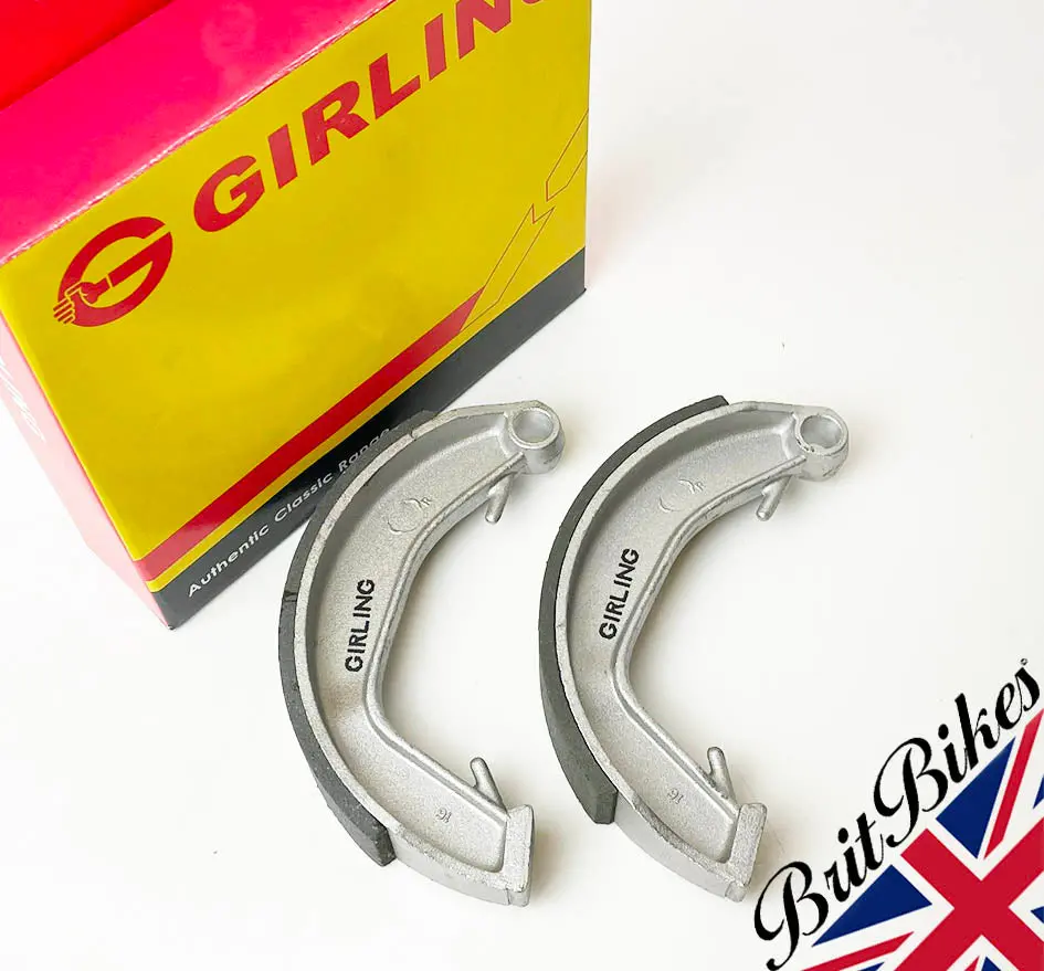 Girling Brake Shoes Norton Dominator 77 88 99 650Ss Atlas Es2 06-0828 06-3417 1