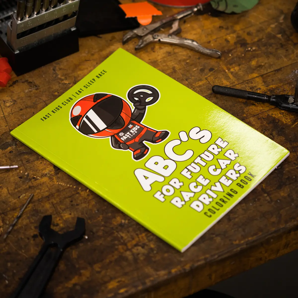 Coloring Book - Abc's For Future Race Car Drivers 2