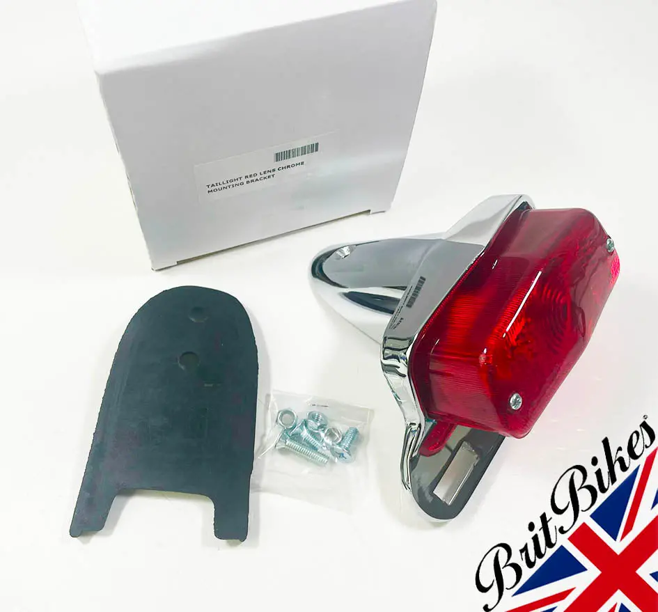 Motorbike Rear Lamp Light Lucas 564 Style & Mounting Bracket Triumph Cafe Racer 1