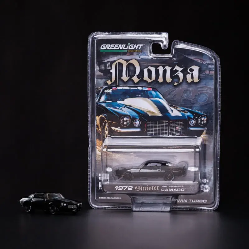Monza "Sinister Split-Bumper" 1972 Chevy Camaro Diecast - 1/64Th Scale 1