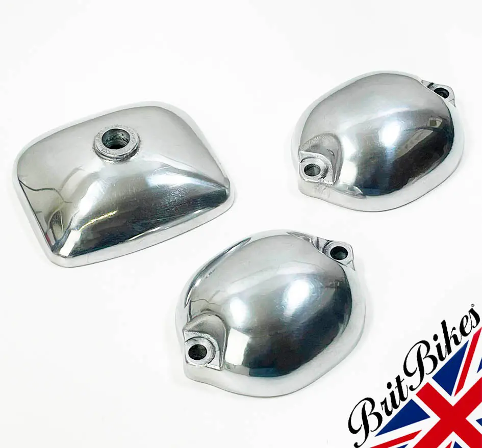 Norton Commando Cast Rocker Cover Set - 06-7694 06-7695 Nm18093 Nm18094 2