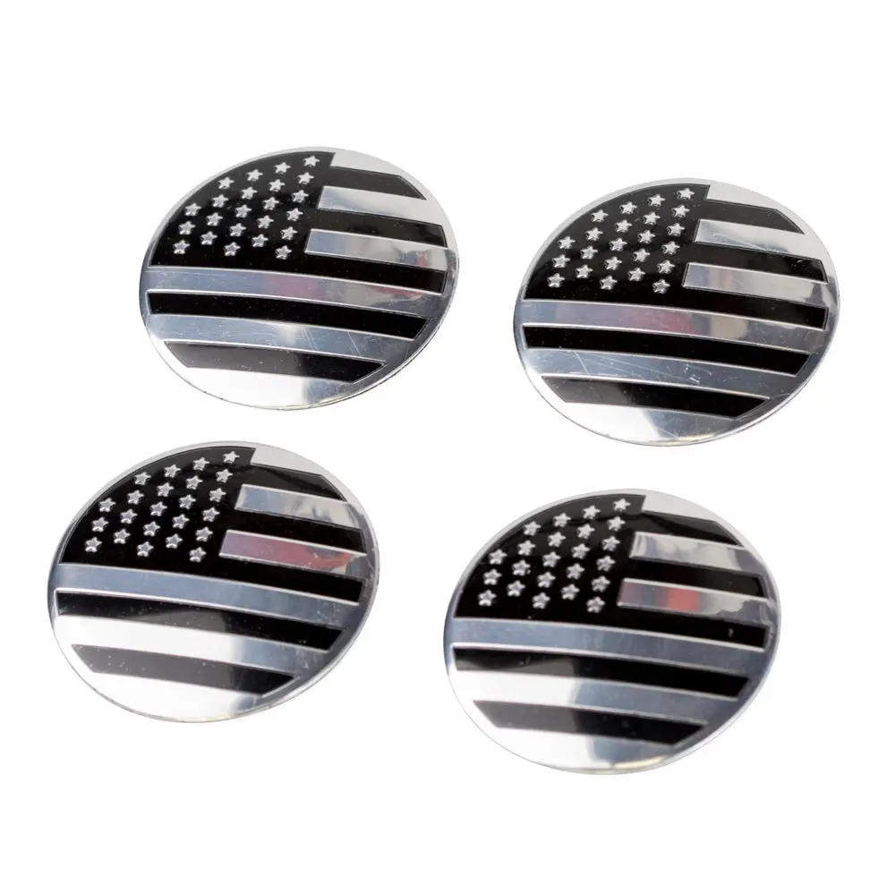 Round Flag Vehicle Badge Set 1