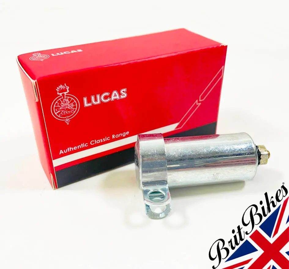 Genuine Lucas Condenser 400308 Bsa Triumph Ariel Dkx1a Dkx2a Dkx4a Distributor 1