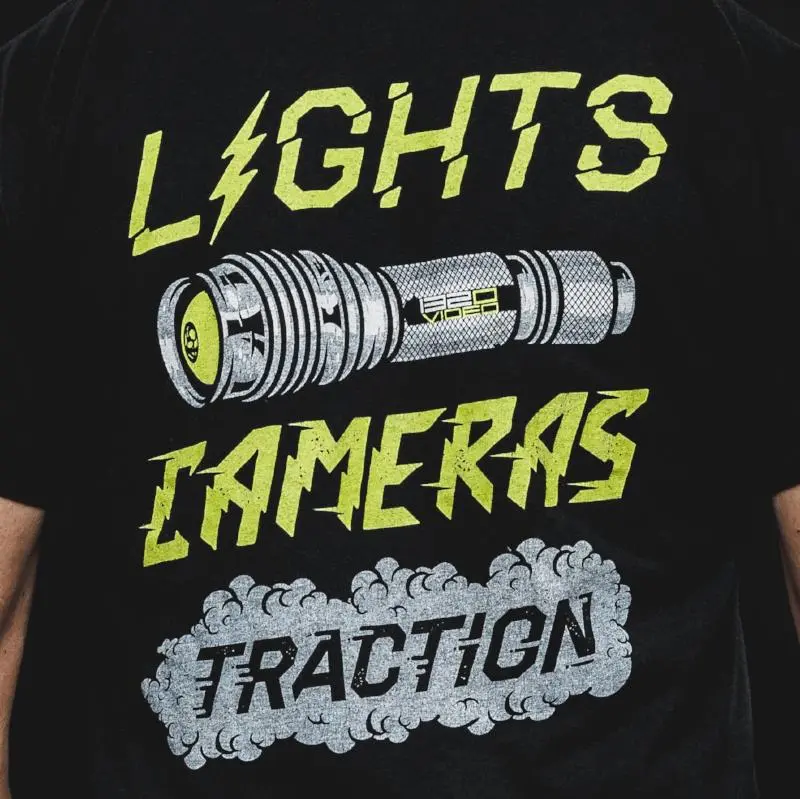 1320 Video Lights Camera Traction T-Shirt 2