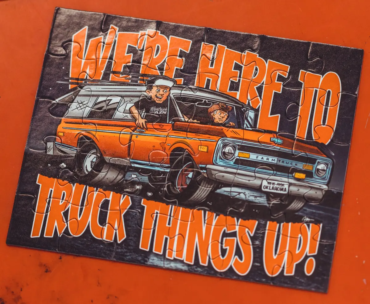 We're Here To Truck Things Up! - 25 Pc Magnetic Puzzle 1