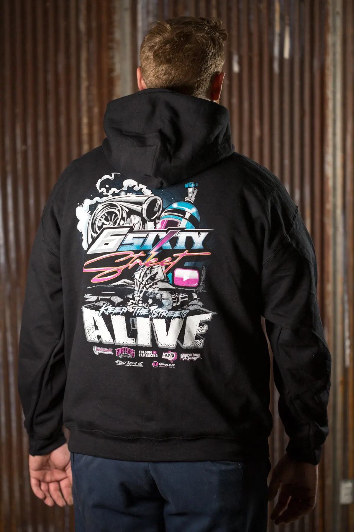 6 Sixty Street Poweradder Hoodie Design 1