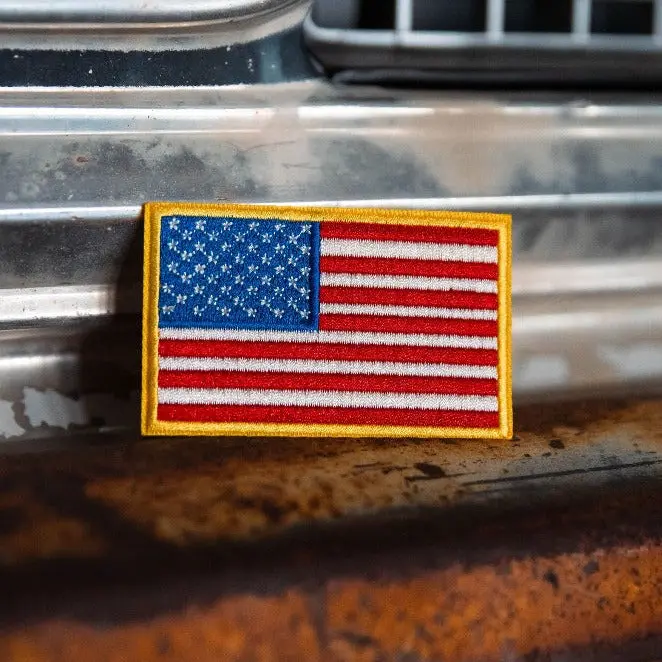 American Flag Embroidered Patch 1