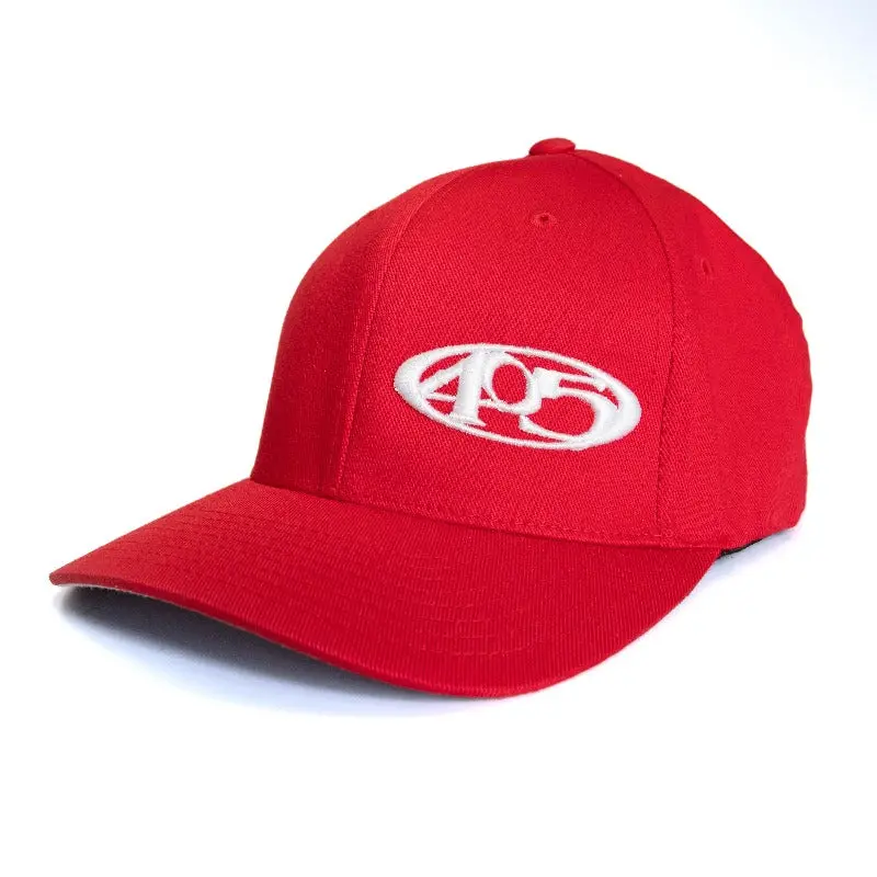 Red W/ White 405 Hat 1