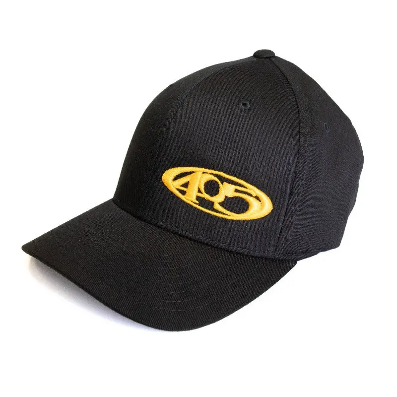 Black W/ Yellow 405 Hat 1