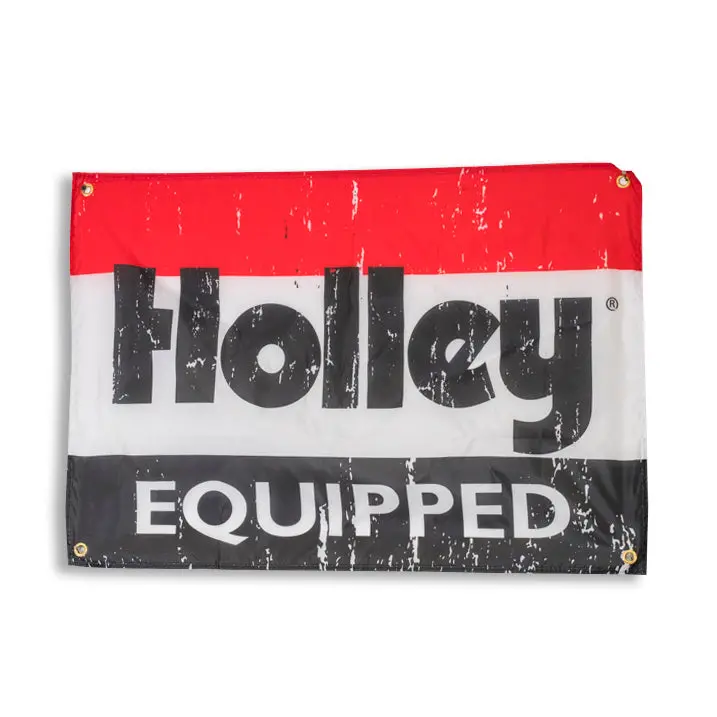 Holley Equipped Garage Banner Flag 1