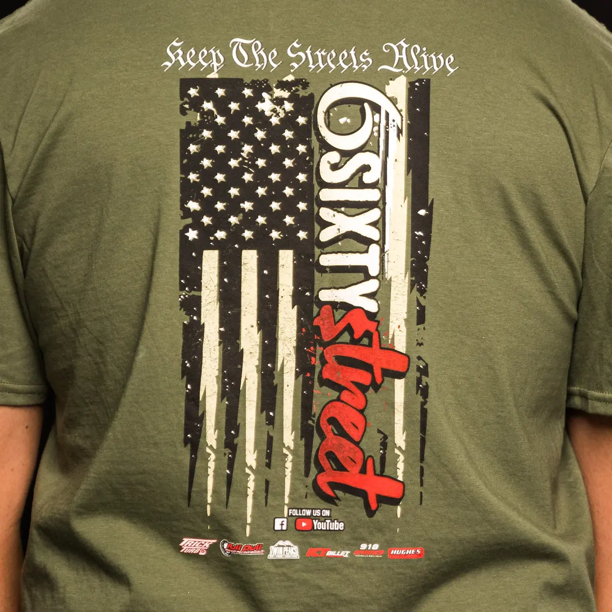 6 Sixty Street - Street Constitution Flag T-Shirt 1