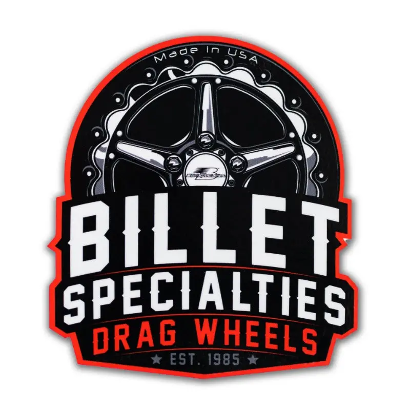 Billet Specialties Drag Wheels Wheel Sticker 1
