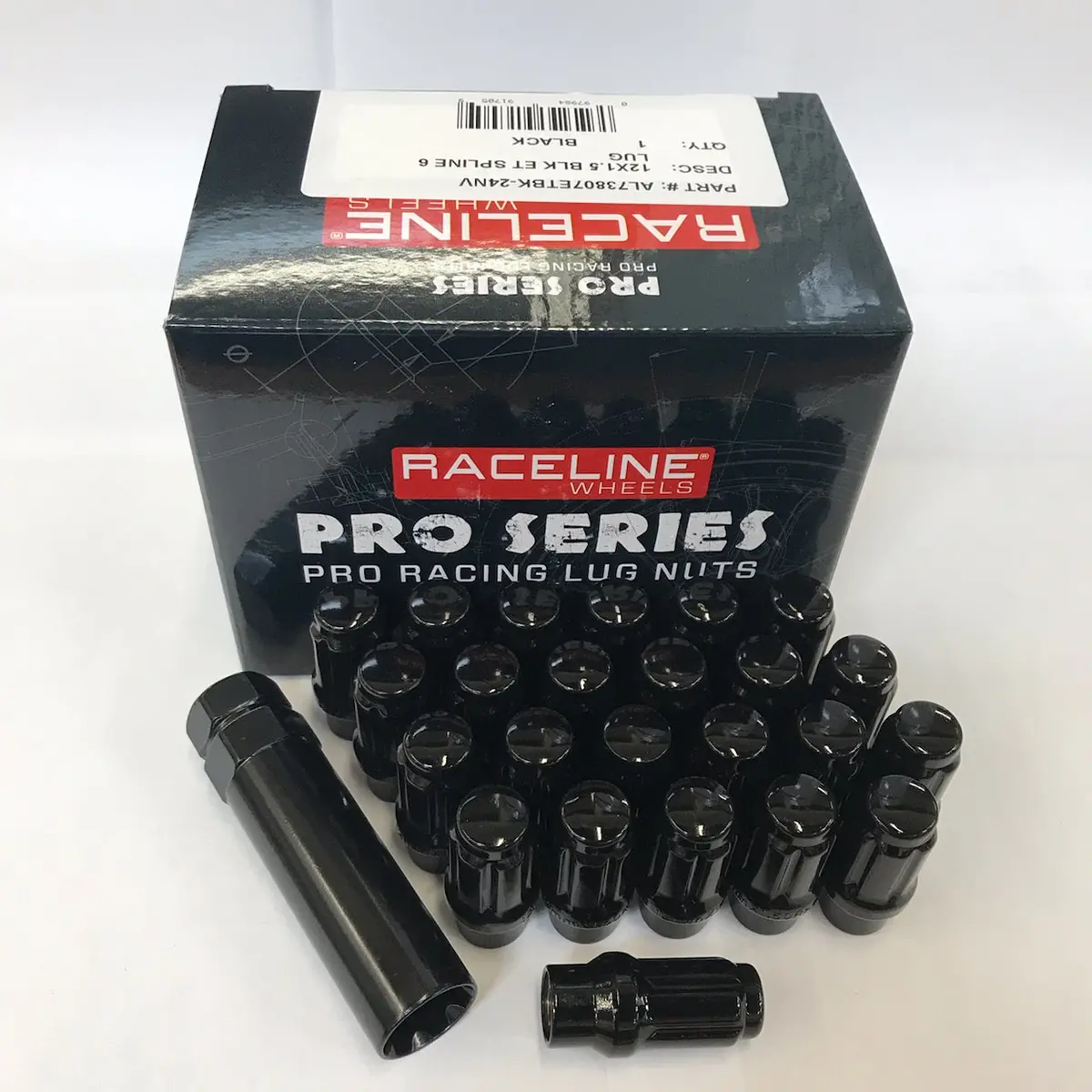 L73807etbk-24Nv Black 12X1.50 Et Spline 1