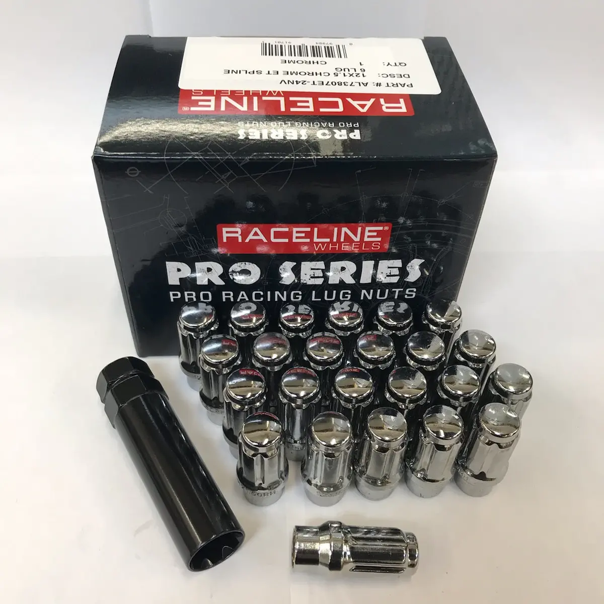 L73807et-24Nv Chrome 12X1.50 Et Spline 1