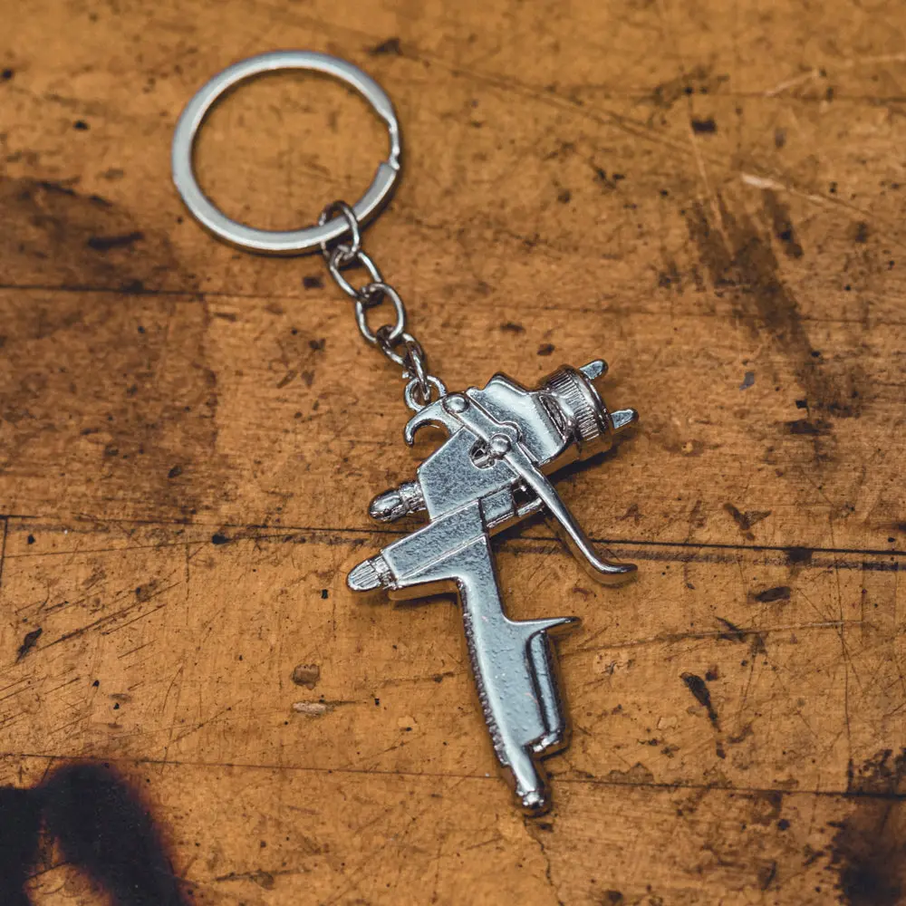 Paint Gun - Metal Keychain 1