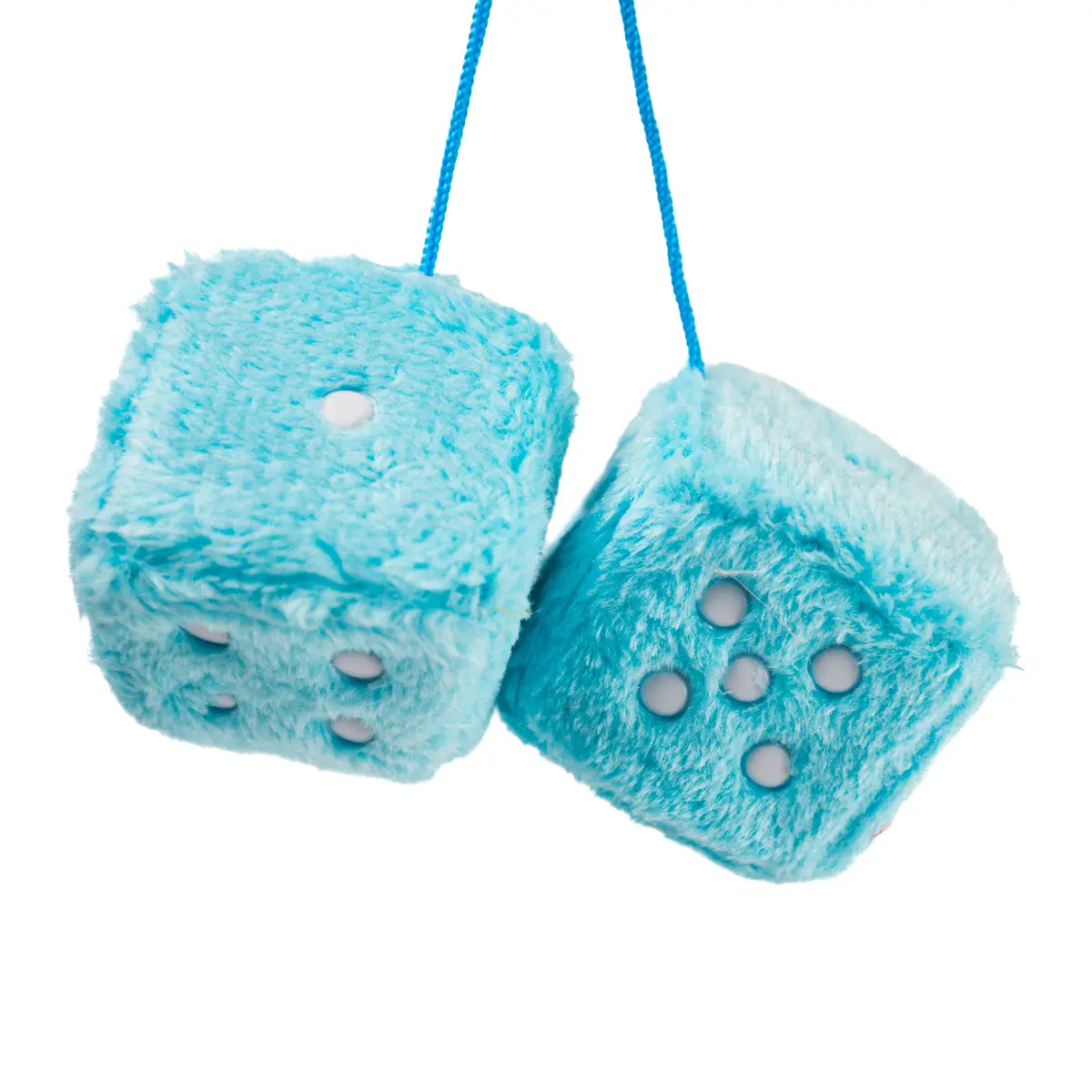 Decorative Fuzzy Dice (Multiple Color Options) 8