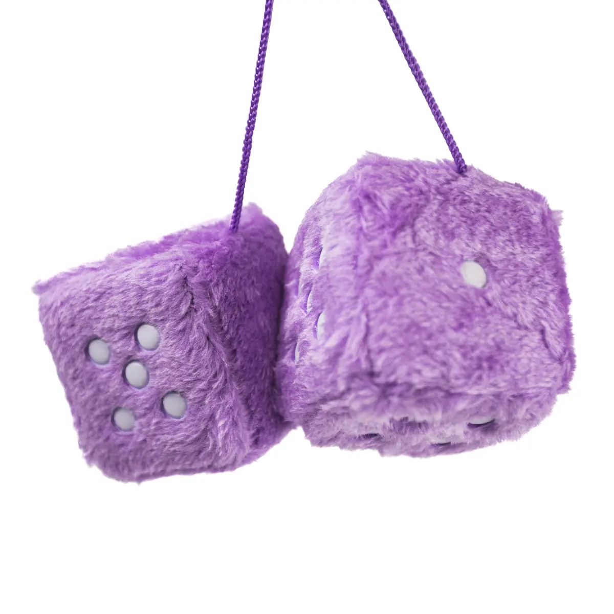 Decorative Fuzzy Dice (Multiple Color Options) 6