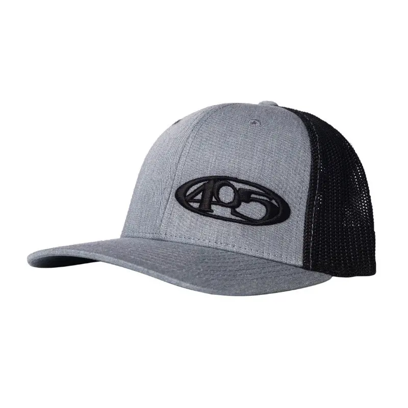 Heather Grey W/ Black 405 Mesh Hat / Flexfit And Snapback 1