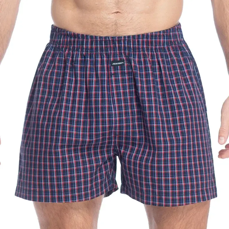 Joe Boxer Men's Small Patch Poplin Boxer 3