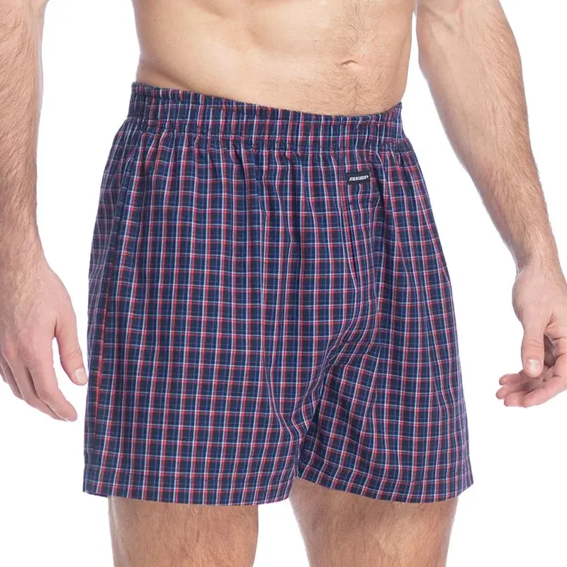 Joe Boxer Men's Small Patch Poplin Boxer 4