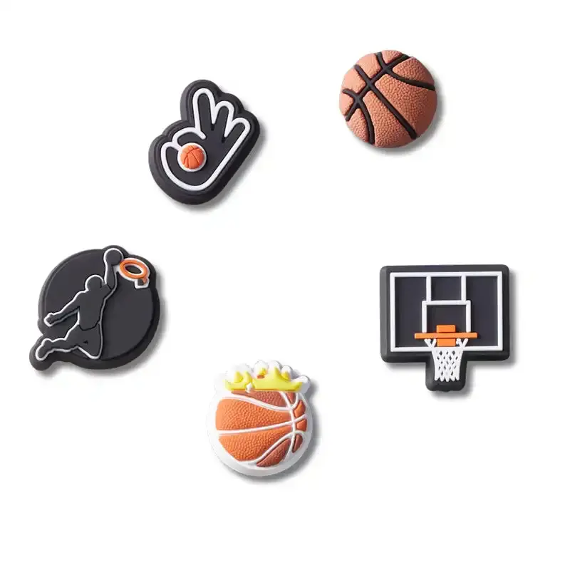 Crocs Jibbitz 5Pk: Basketball 1