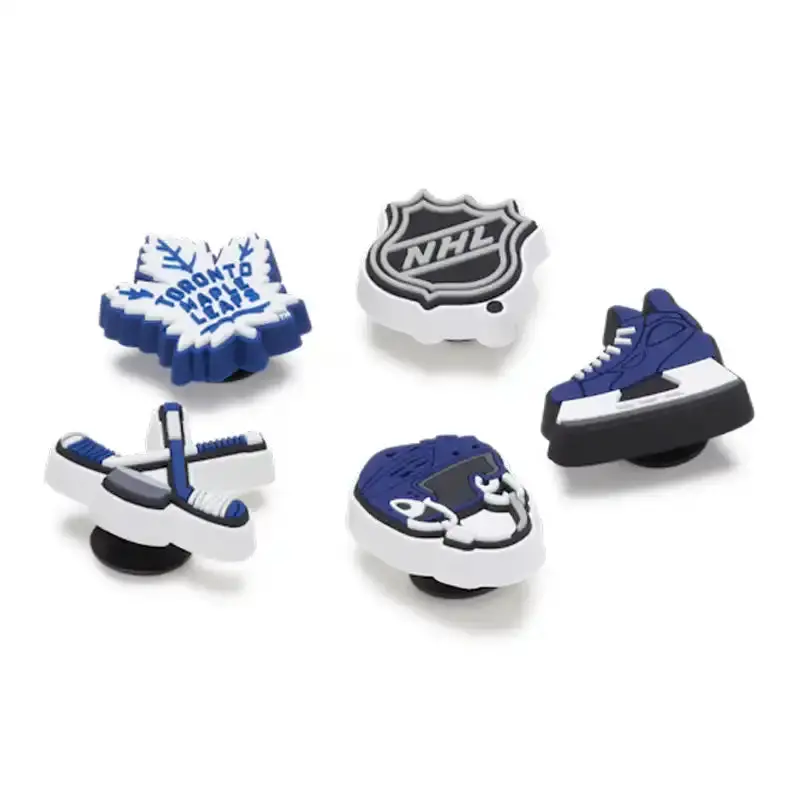 Crocs Jibbitz 5Pk: Toronto Maple Leafs 1