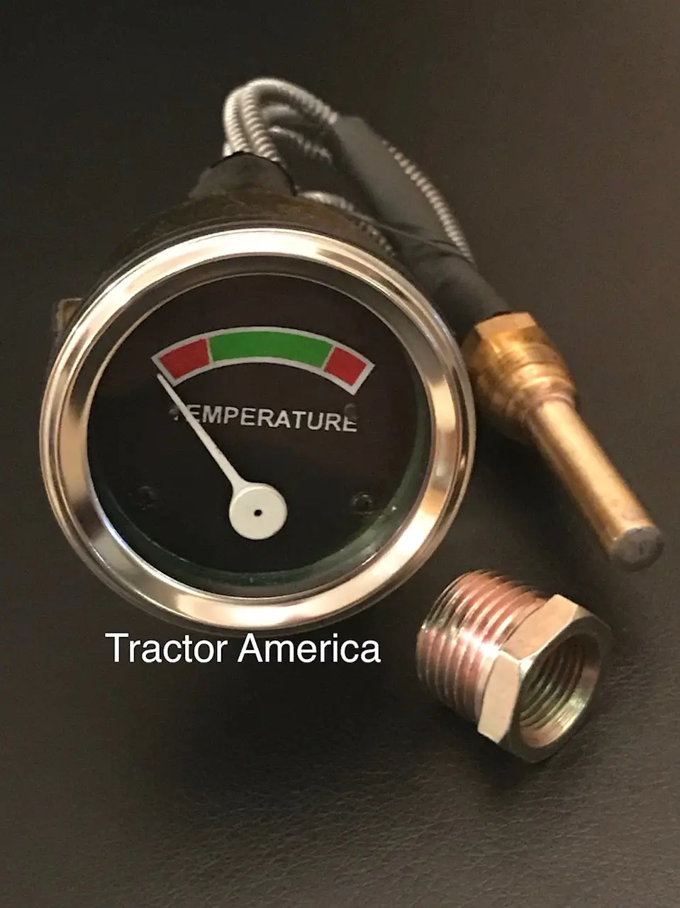 Temp Gauge Fits Ford Tractors Naa 600 800 900 2000 4000 Chrome Bezel C3nn18287a 2