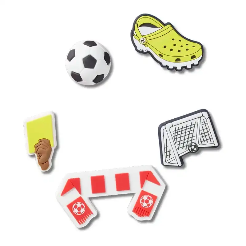 Crocs Jibbitz 5Pk: Soccer 1