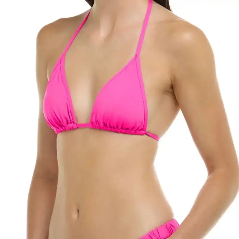Kali Triangle Slider Bikini Top - Dragonfruit 1