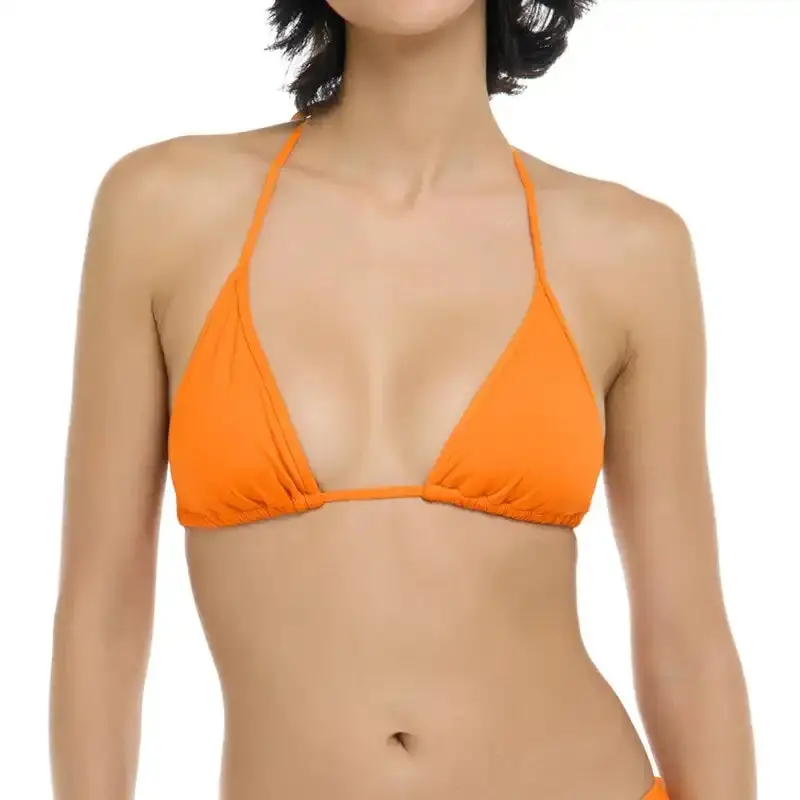 Kali Triangle Slider Bikini Top - Mango 3
