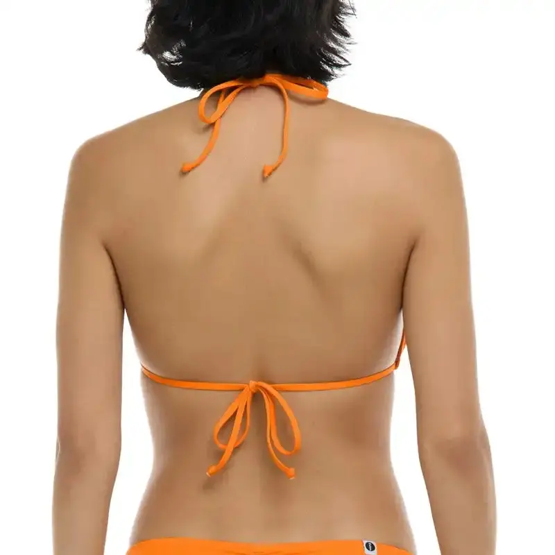 Kali Triangle Slider Bikini Top - Mango 4