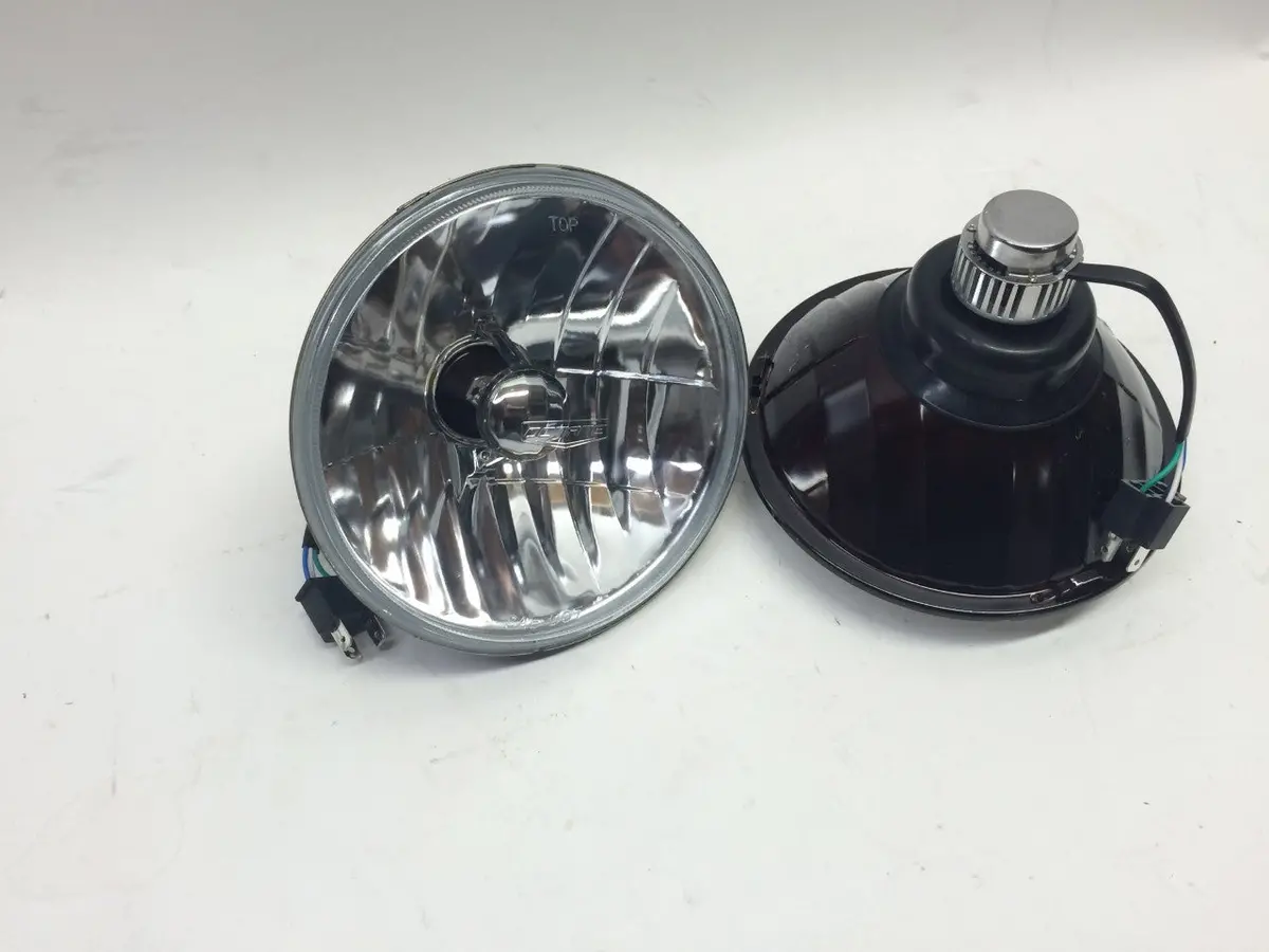 Led Headlamp Assembly, 7", Pair, Clear Lens 1
