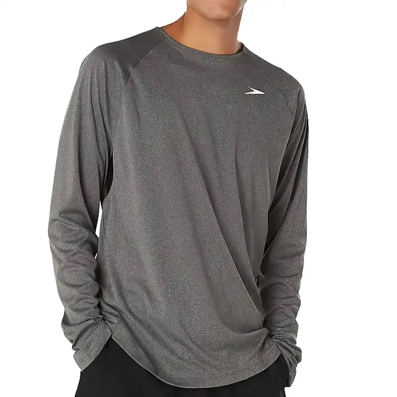 Speedo Men's Baybreeze Long Sleeve Swim Tee 1