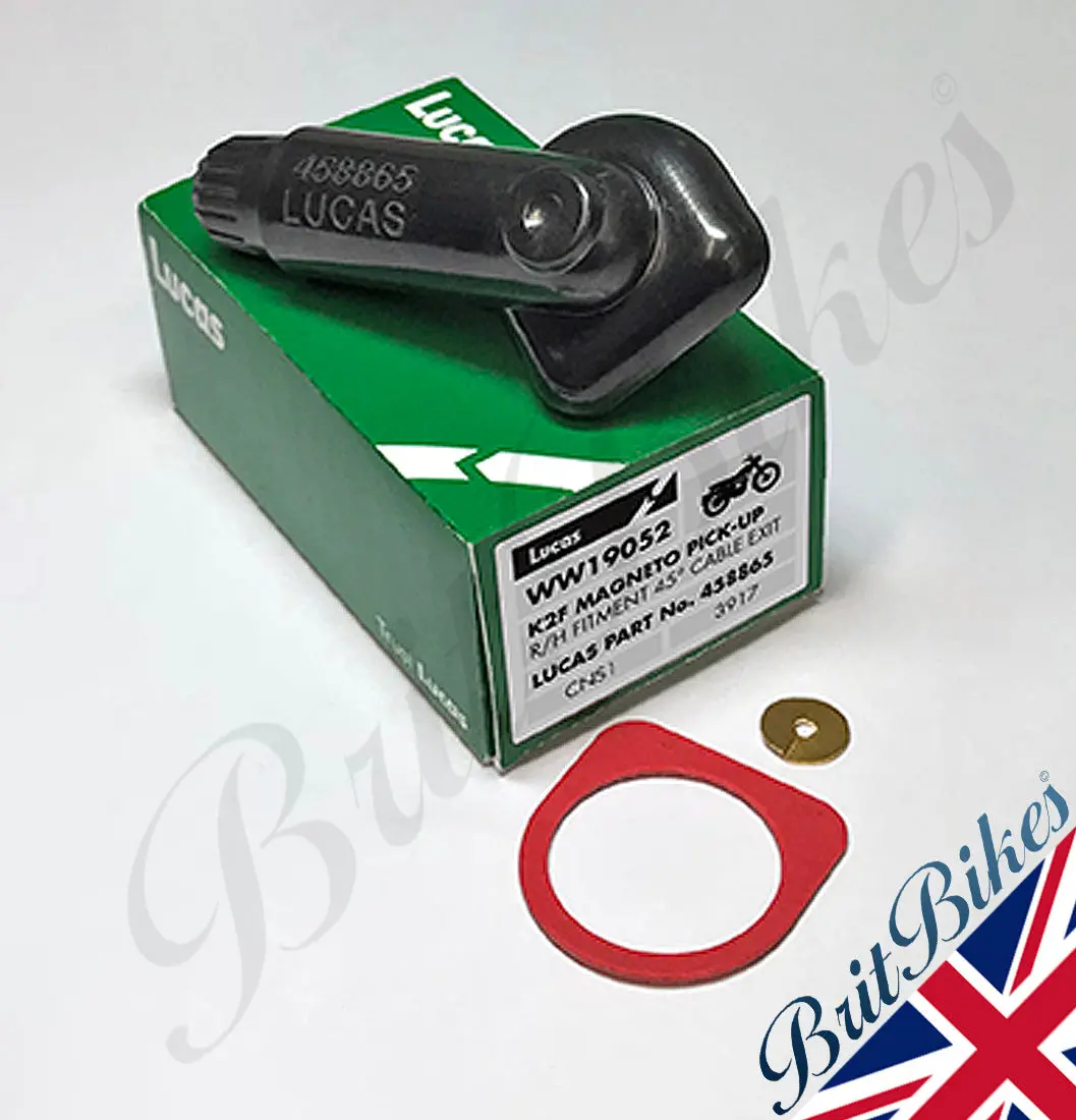Genuine Lucas Magneto Pick Up For K2f And Kvf Magnetos Right 45 Degree Lu458865 1