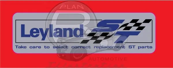 Genuine Leyland St Parts Decal 1