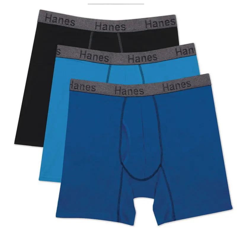 Hanes Men's Flex-Fit Boxer Briefs 3-Pack 2
