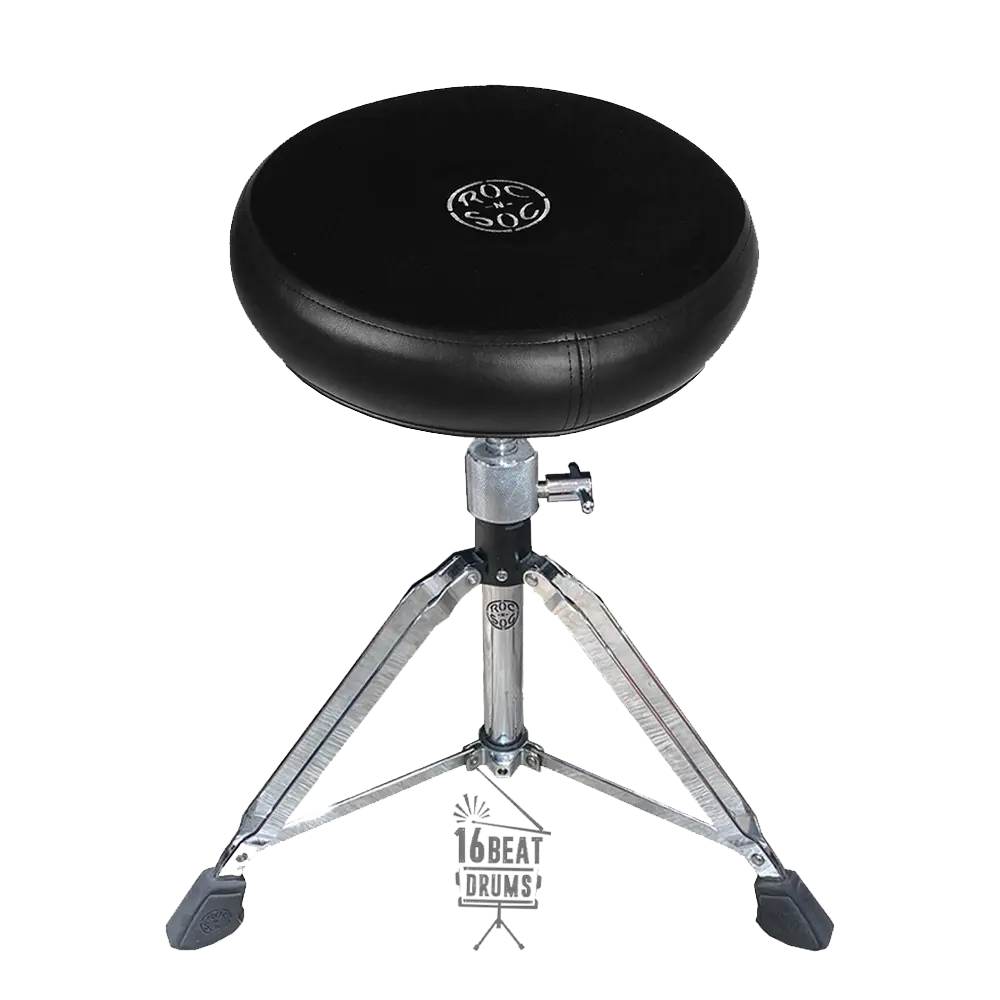 Roc N Soc (Ms-R) Premium Round Seat W Manual Spindle (Standard Height 18" To 24") 3