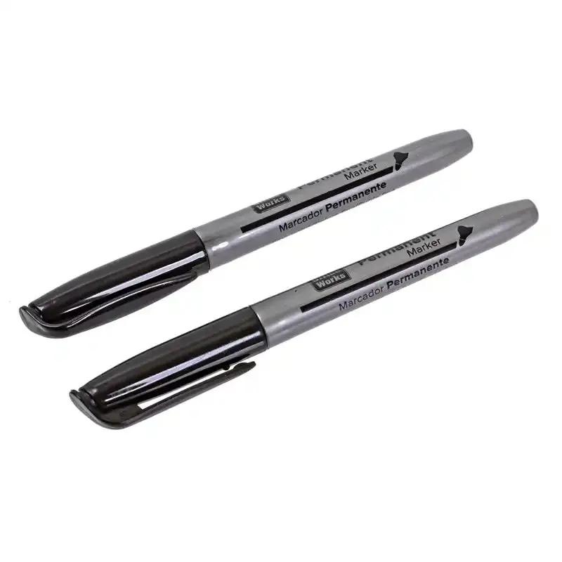 Office Works Fine Point Markers 2Pk 1
