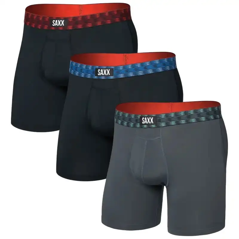 Saxx Men's 3-Pack Breathable Multi-Sport Boxers - Image 6