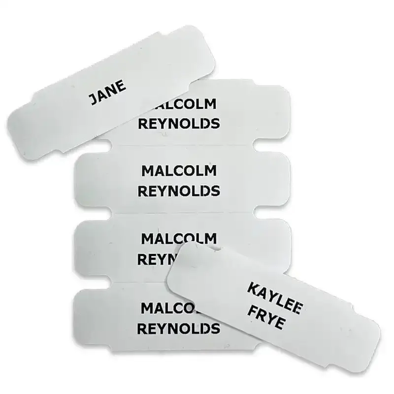 80 Iron-On Name Labels 4