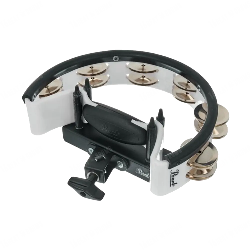 Pearl Quickmount Tambourine Double Row Steel Jingles Ptm-10Shx 1