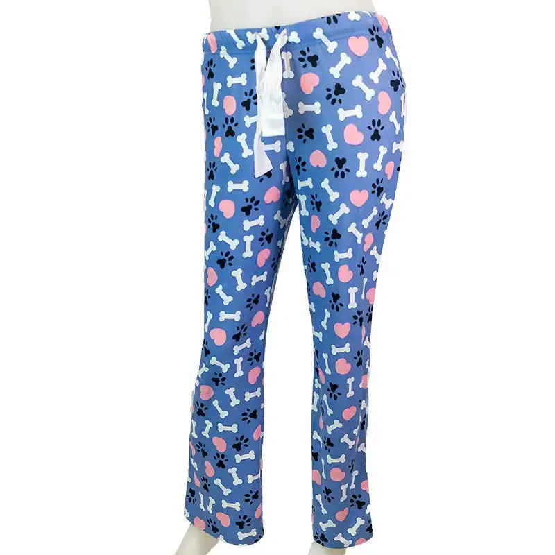 Dkr Women's Paw Prints Sleep Pants 1