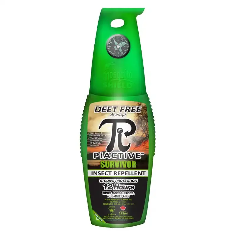 Piactive (Deet-Free) Survivor Insect Repellent Pump Bottle 1