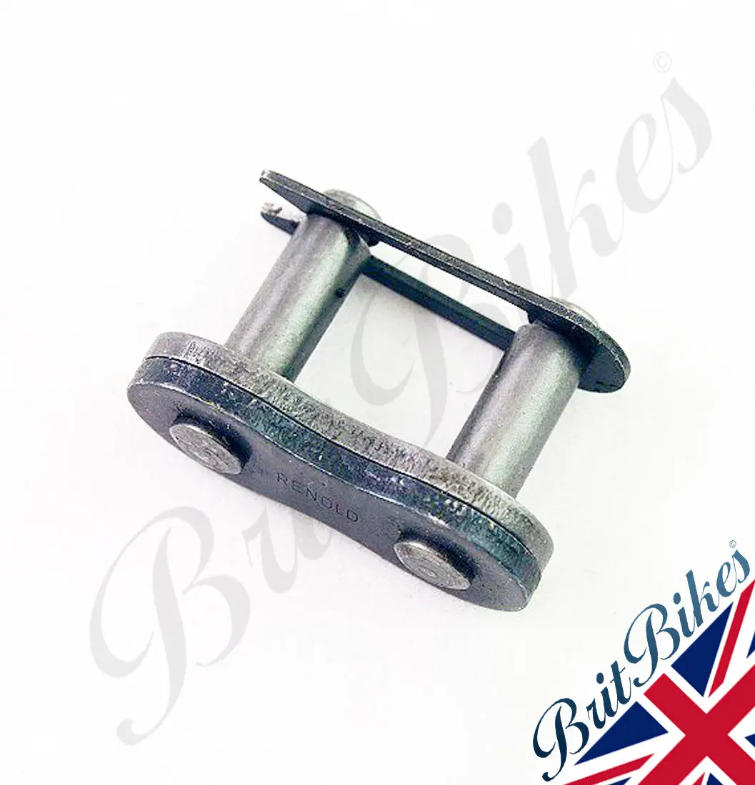 Renold Chain Spring Link Simplex 3/8 X 7/32 Bsa Triumph Norton 110-038-26 Rcl1b 1