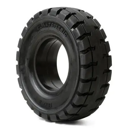 Solid Resilient Forklift Tires 23X9-10 - 6.5" Rim Width-(2391065) 1