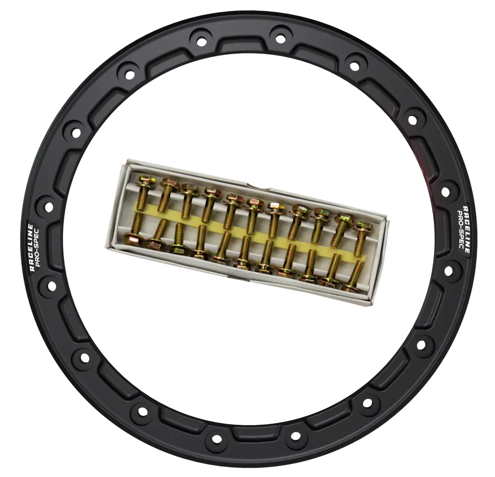 15" Black Bl Ring 16 Hole A14 W/Black Decal 1