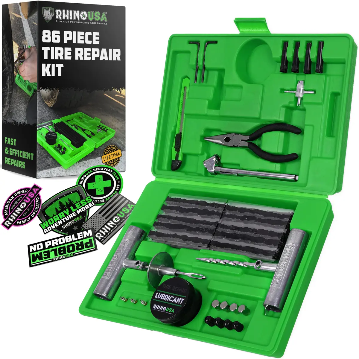 86 Piece Tire Repair Kit 1