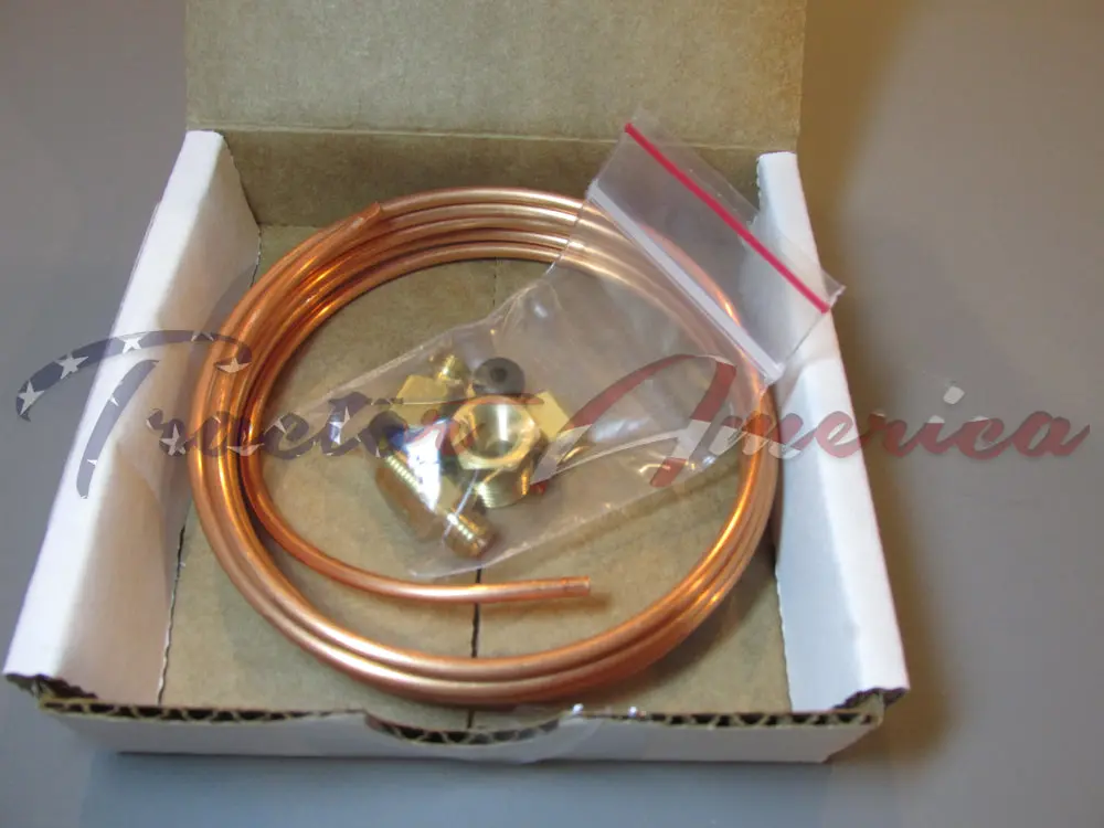 Oil Pressure Line Kit Copper Tubing 1/8" Od X 6' For Willys Mb Jeep Ford Cj Gpw 2